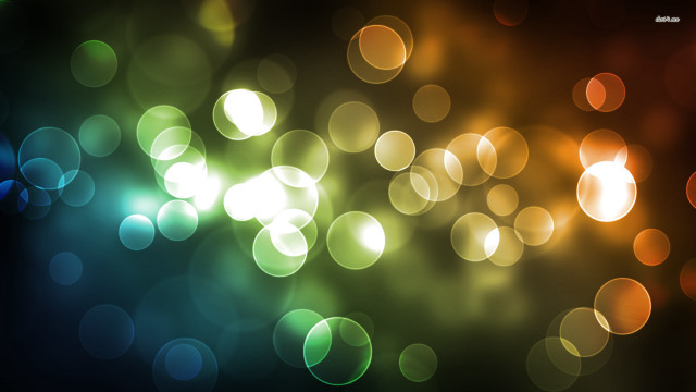 Colorful blurry background circles light free wallpaper - medium preview image
