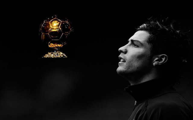 Man soccer ball golden trophy free wallpaper - medium preview image