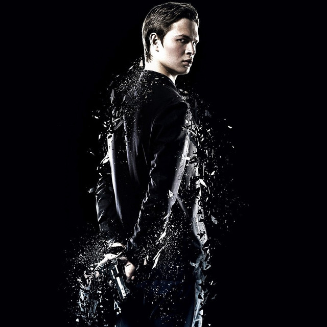 Man black jacket gun water free wallpaper - medium preview image