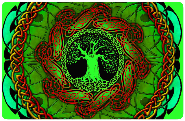 Tree of life psychedelic celtic free wallpaper - medium preview image