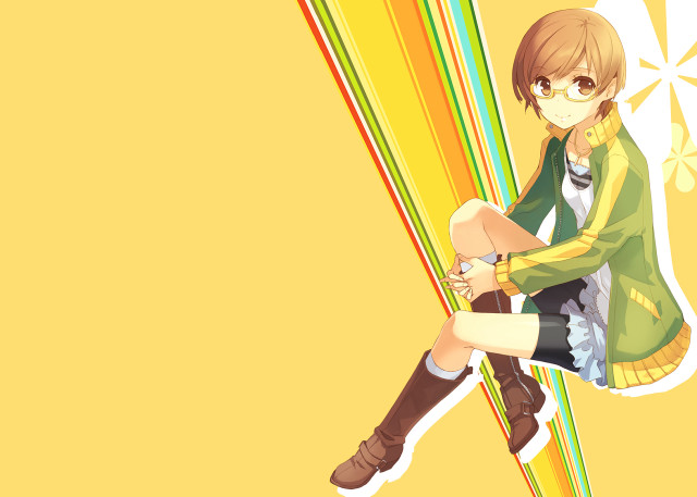Person yellow background green jacket free wallpaper - medium preview image