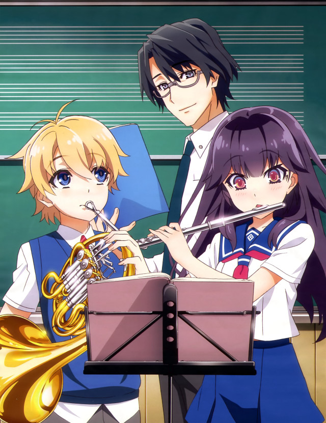 Group people musical instrument green free wallpaper - medium preview image