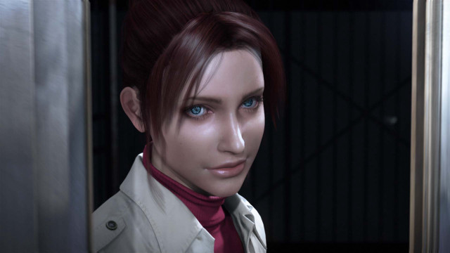 Woman tie suit room door free wallpaper - medium preview image