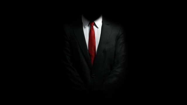 Man suit tie dark hands #2 free wallpaper - medium preview image