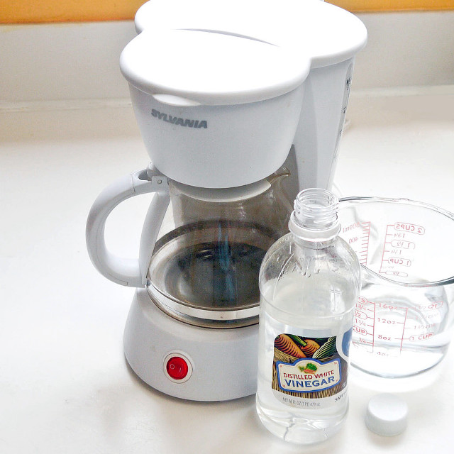 White coffeemaker counter water measuringcup free wallpaper - medium preview image