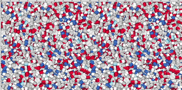 Mosaic red pattern design art free wallpaper - medium preview image