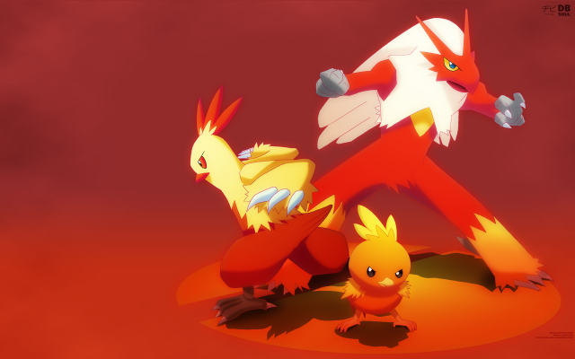 Pokemon group red surface red free wallpaper - medium preview image