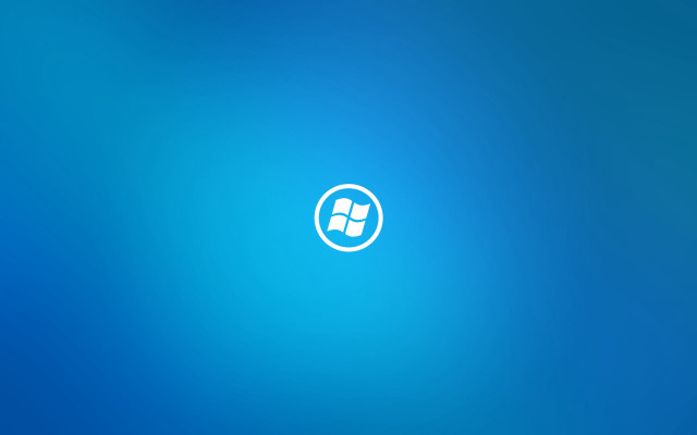 Blue white logo circle minimalism free wallpaper - medium preview image