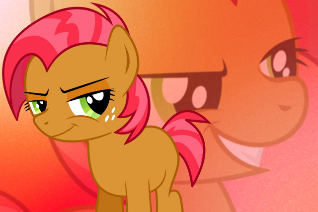Pink pony pink mane green free wallpaper - medium preview image