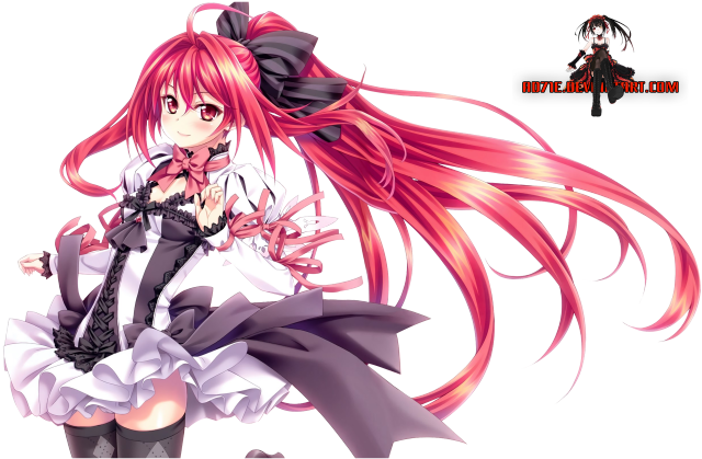 Pink haired girl gothic anime free wallpaper - medium preview image