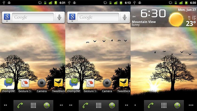 Tree rainbow background sky colorful free wallpaper - medium preview image