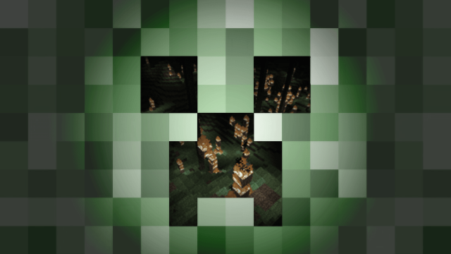 Green black background squares person free wallpaper - medium preview image