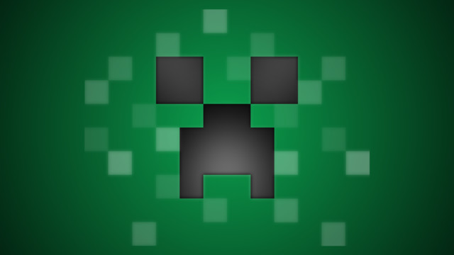 Green background black white design free wallpaper - medium preview image