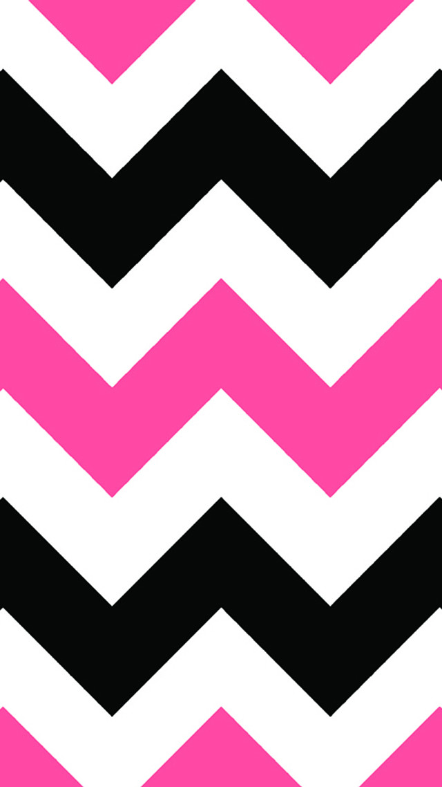 Pink black chevron pattern white free wallpaper - medium preview image
