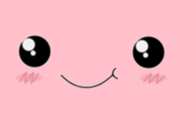 Pink background face drawing two free wallpaper - medium preview image