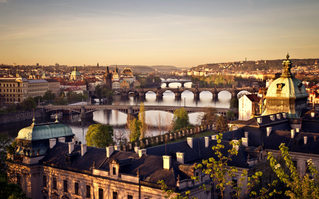 Florence engelbach cityscape bridge river free wallpaper - medium preview image