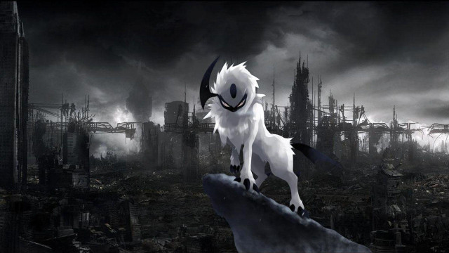 White black animal rock city #3 free wallpaper - medium preview image