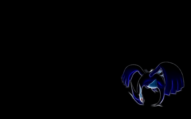 Dark background blue bird flying free wallpaper - medium preview image