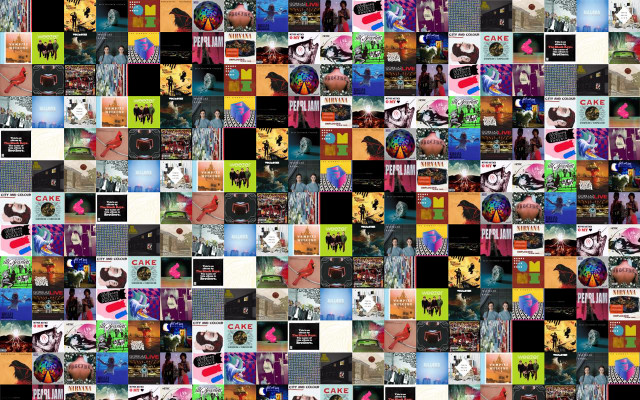 Collage people animals colors sizes #3 free wallpaper - medium preview image