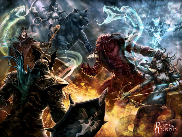 Battle group people demon back free wallpaper - medium preview image