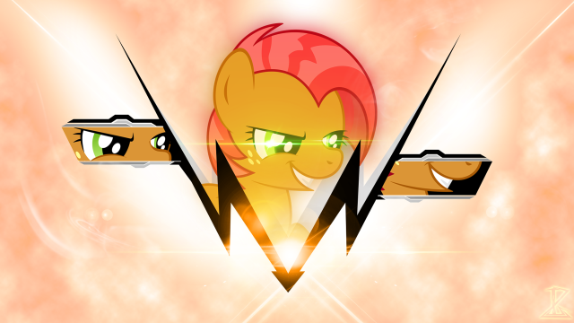 Pony hologram symmetry greeneyes smile free wallpaper - medium preview image