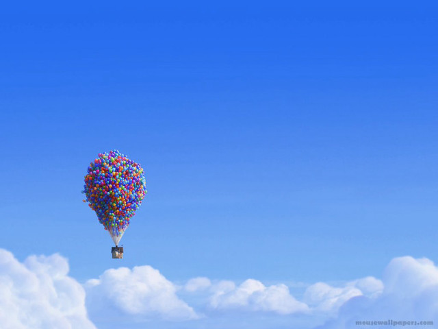 Hot air balloon floating sky #2 free wallpaper - medium preview image