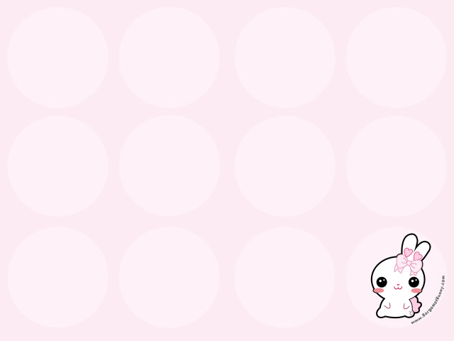 Pink background white bunny pink free wallpaper - medium preview image