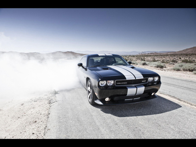Black white car driving dust free wallpaper - medium preview image