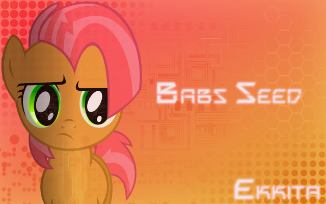 Pink pony big eyes pink free wallpaper - medium preview image