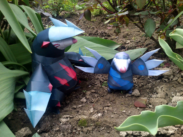 Paper birds plants leaves dirt free wallpaper - medium preview image