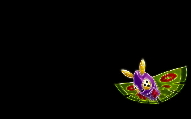 Purple yellow bird green leaf free wallpaper - medium preview image
