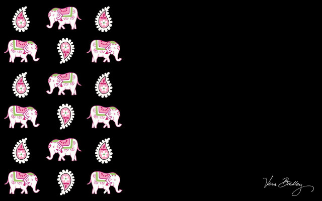 Elephants pink white designs backs free wallpaper - medium preview image