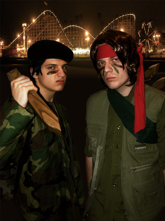 Zombie painted men bandana scarf free wallpaper - medium preview image