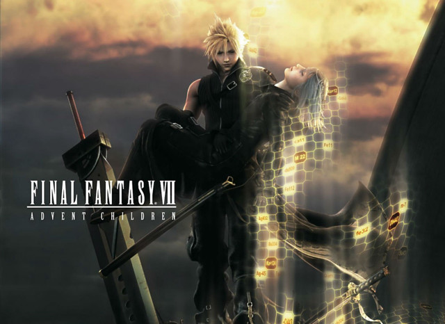 Man woman sitting ledge swords free wallpaper - medium preview image