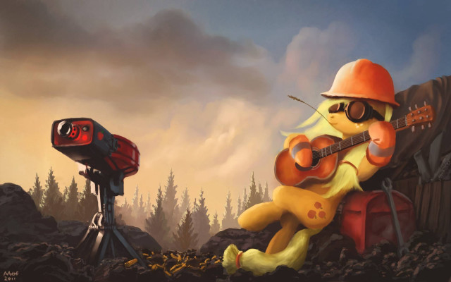 Man guitar robot camera tripod free wallpaper - medium preview image