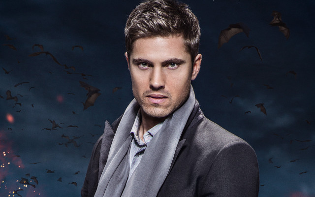 Man suit scarf bats dark free wallpaper - medium preview image