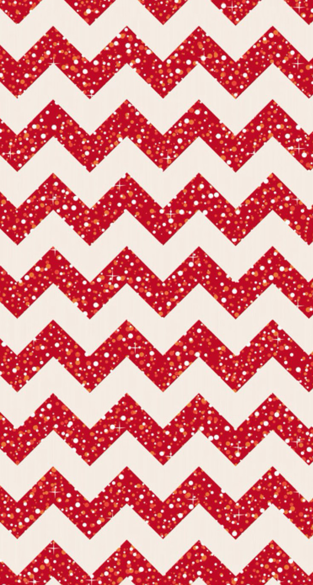 Red white chevron dots pattern free wallpaper - medium preview image