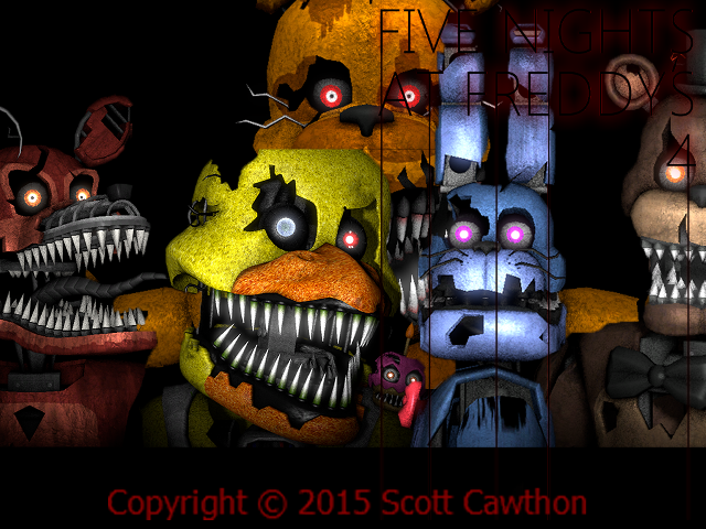 Five creepy stuffed animals glowing free wallpaper - medium preview image