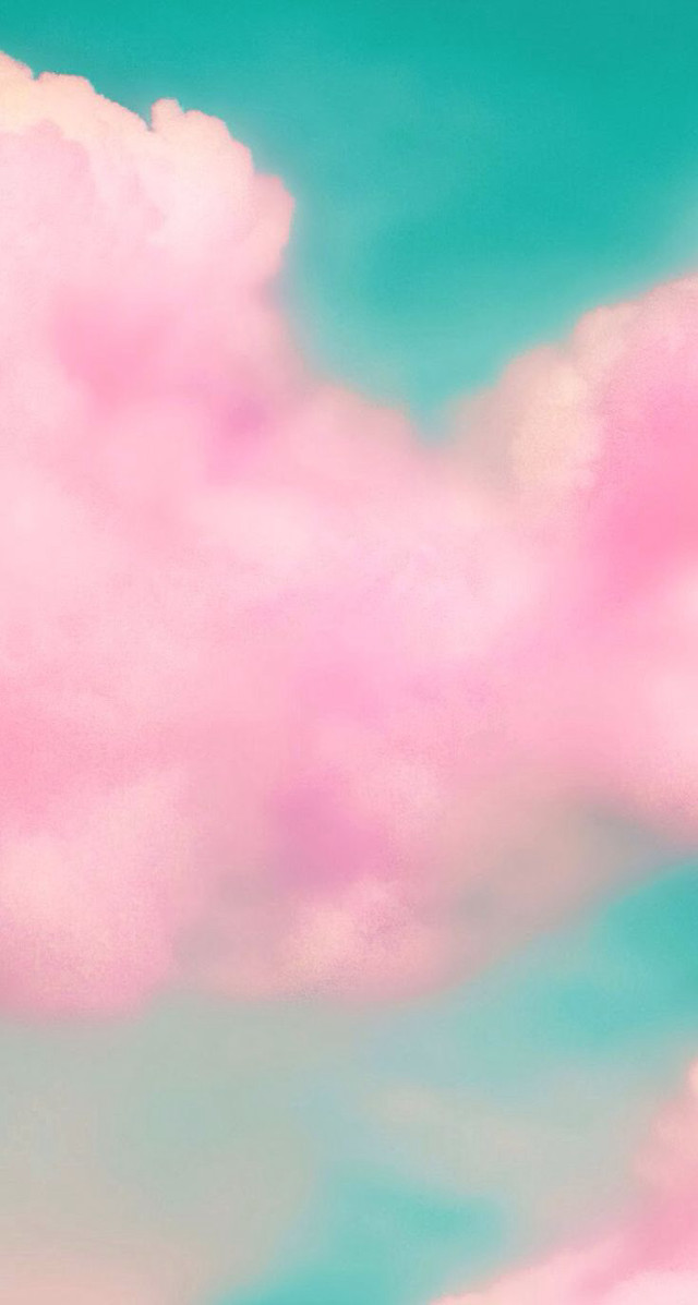 Pink cloud blue sky background free wallpaper - medium preview image