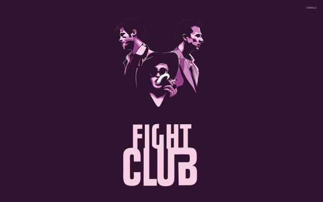 Men suits skull fight club free wallpaper - medium preview image