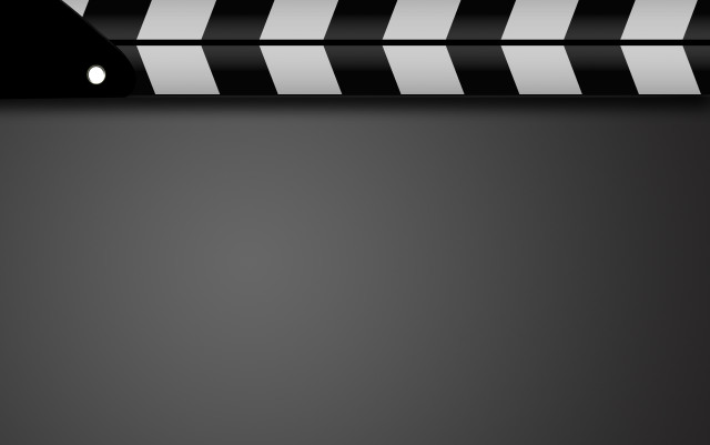 Black white movie clapper background free wallpaper - medium preview image