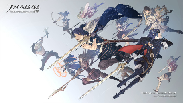 Anime characters swords fighting group free wallpaper - medium preview image
