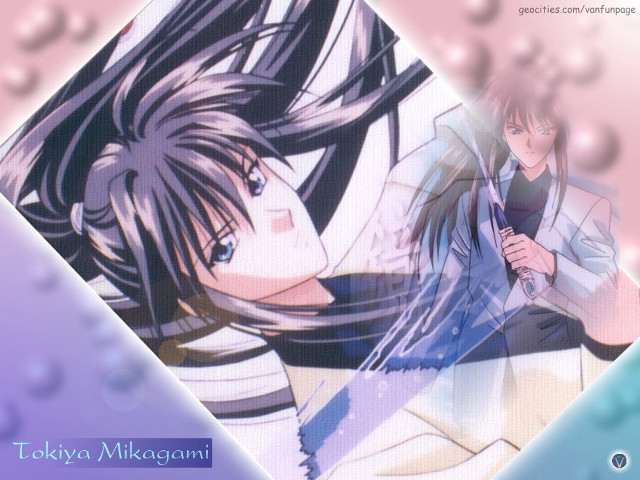 Anime character long hair blue #5 free wallpaper - medium preview image