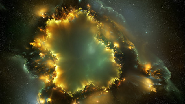Large star surrounded by stars free wallpaper - medium preview image