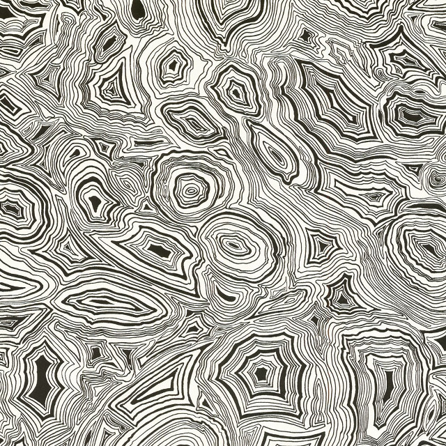 Black white abstract wavy shapes free wallpaper - medium preview image