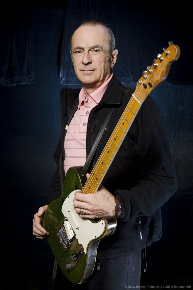 Man holding guitar posing picture free wallpaper - medium preview image
