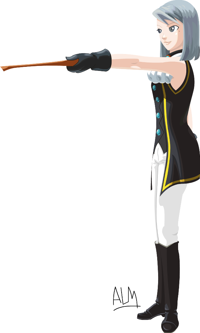 Woman black white outfit holding free wallpaper - medium preview image