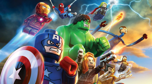 Legos in the sky lightning free wallpaper - medium preview image