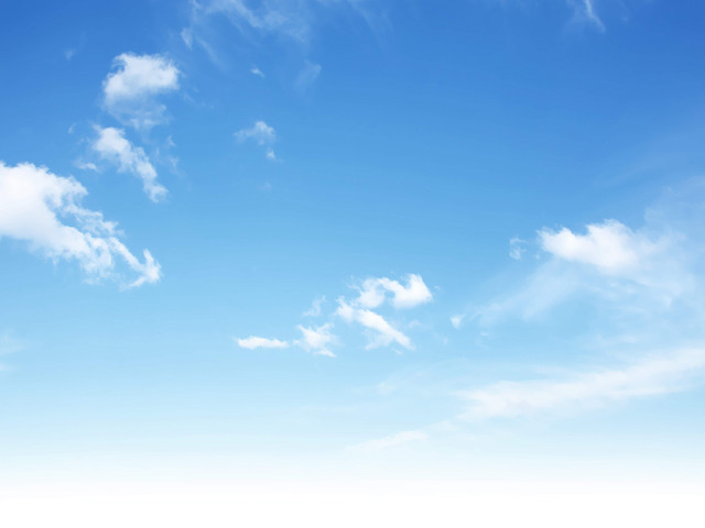 Lone airplane blue sky clouds free wallpaper - medium preview image