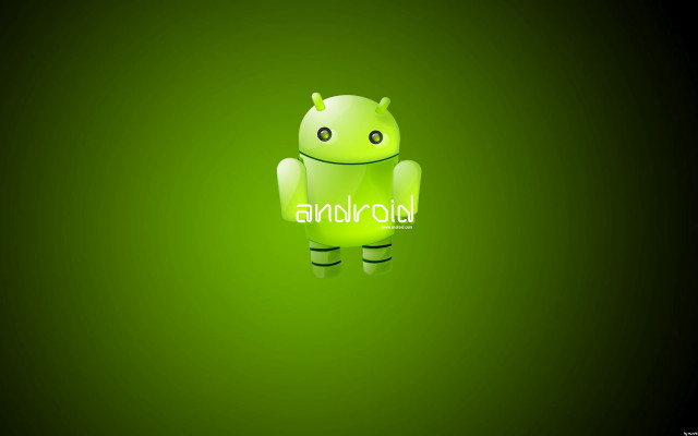 Green android wallpaper background white free wallpaper for desktop - medium preview image